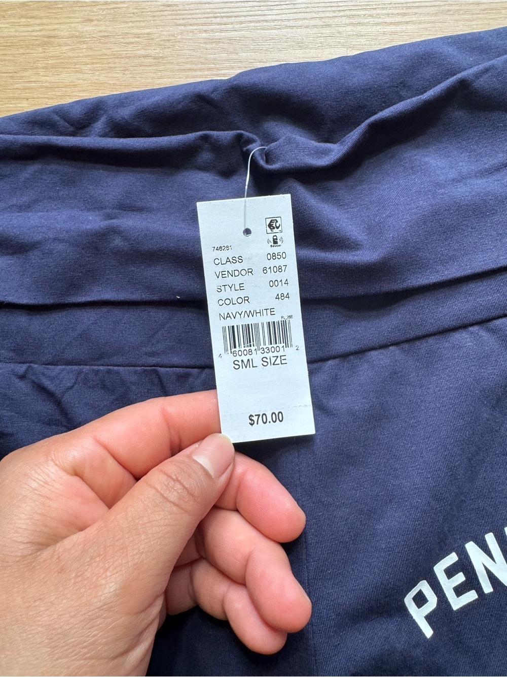 PacSun Navy Penn State Flare-Leg Yoga Pants with Logo - Picture 5 of 8